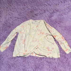 Old Navy Maternity/Nursing Pastel Tie-Dye Light weight sweatshirt